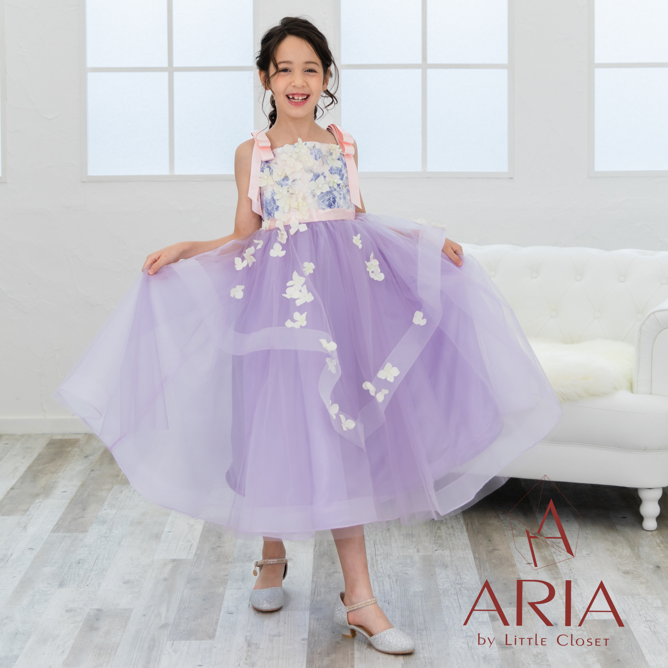 Sale 75 Off 130cm パープルキッズドレス Teleacv Cl