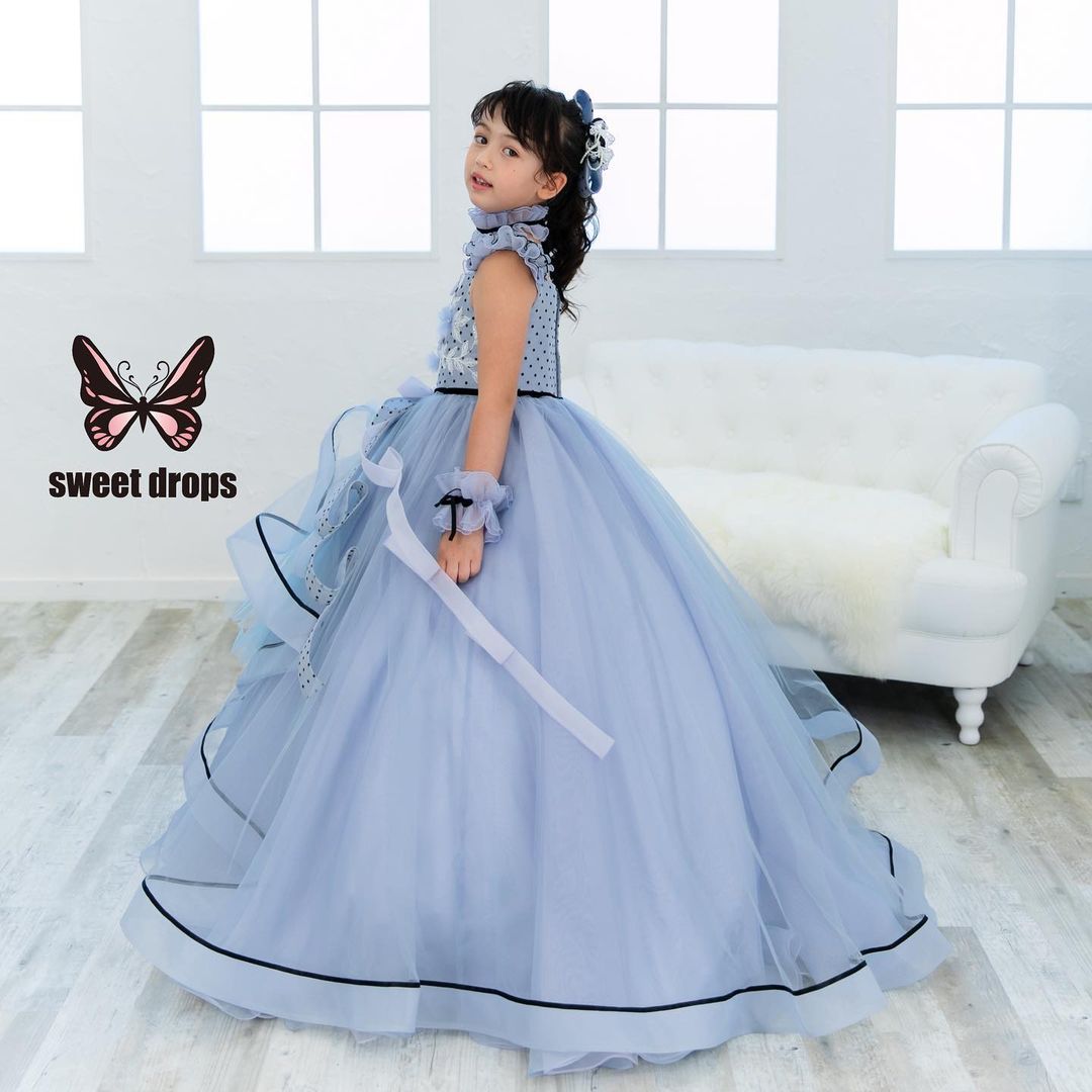 レンタルドレス│KD-025-BU 120cm｜Little Ange リトルアンジュ 