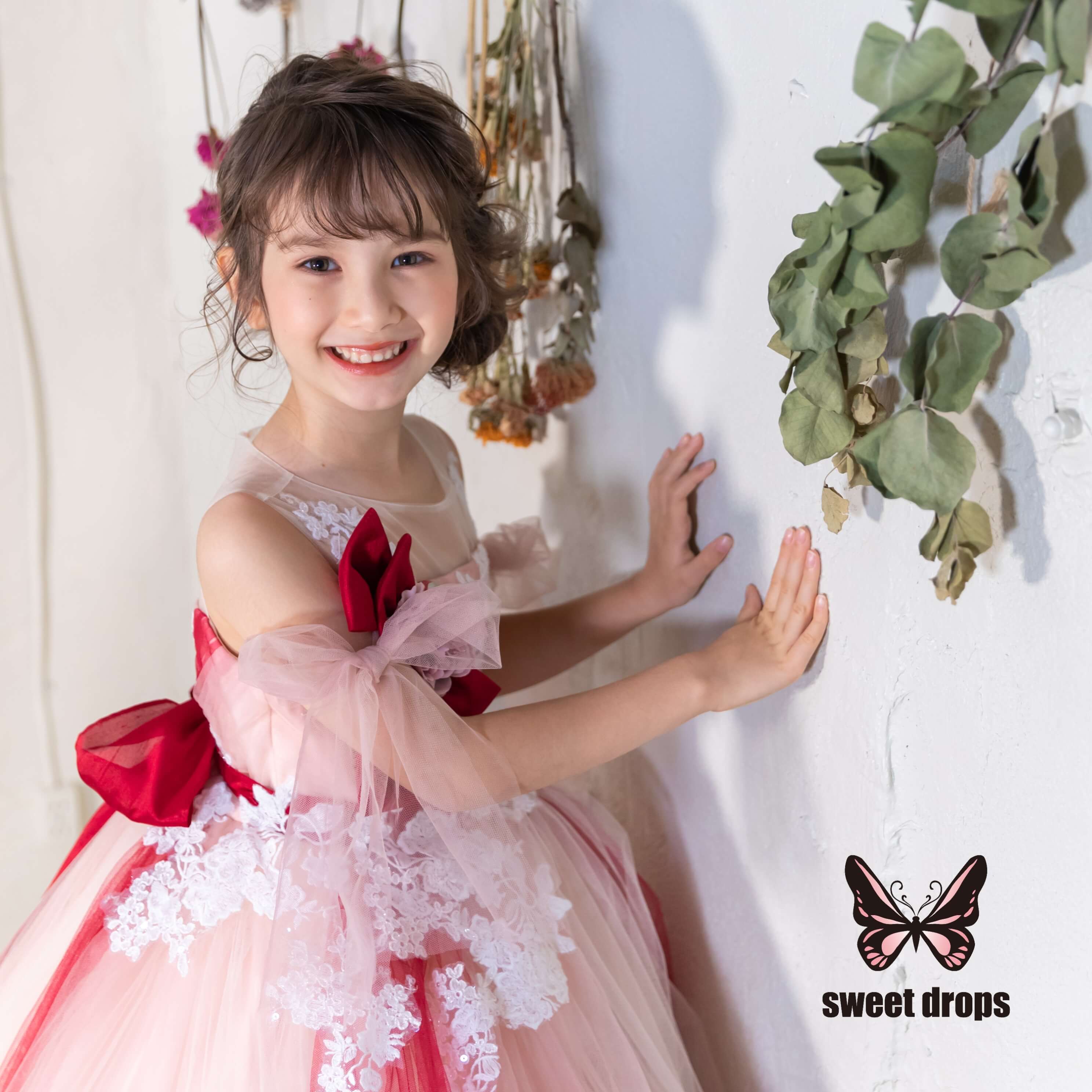 レンタルドレス│KD-033-RP 120cm｜子供ドレス＆タキシード